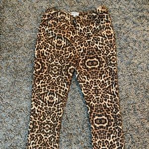 Revolve Superdown Cheetah Print Pants Size M